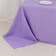 Premium Polyester 90"x132" Rectangle Tablecloth Lavender Lilac - Seamless 220GSM Stain-Resistant Table Cover
