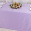Scuba Rectangular 90"x132" Tablecloth Lavender Lilac - Wrinkle Free, Stain Resistant & Seamless Table Cover