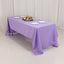 Premium Polyester 60"x126" Rectangle Tablecloth Lavender Lilac - Stain-Resistant 220GSM Finish Table Cover