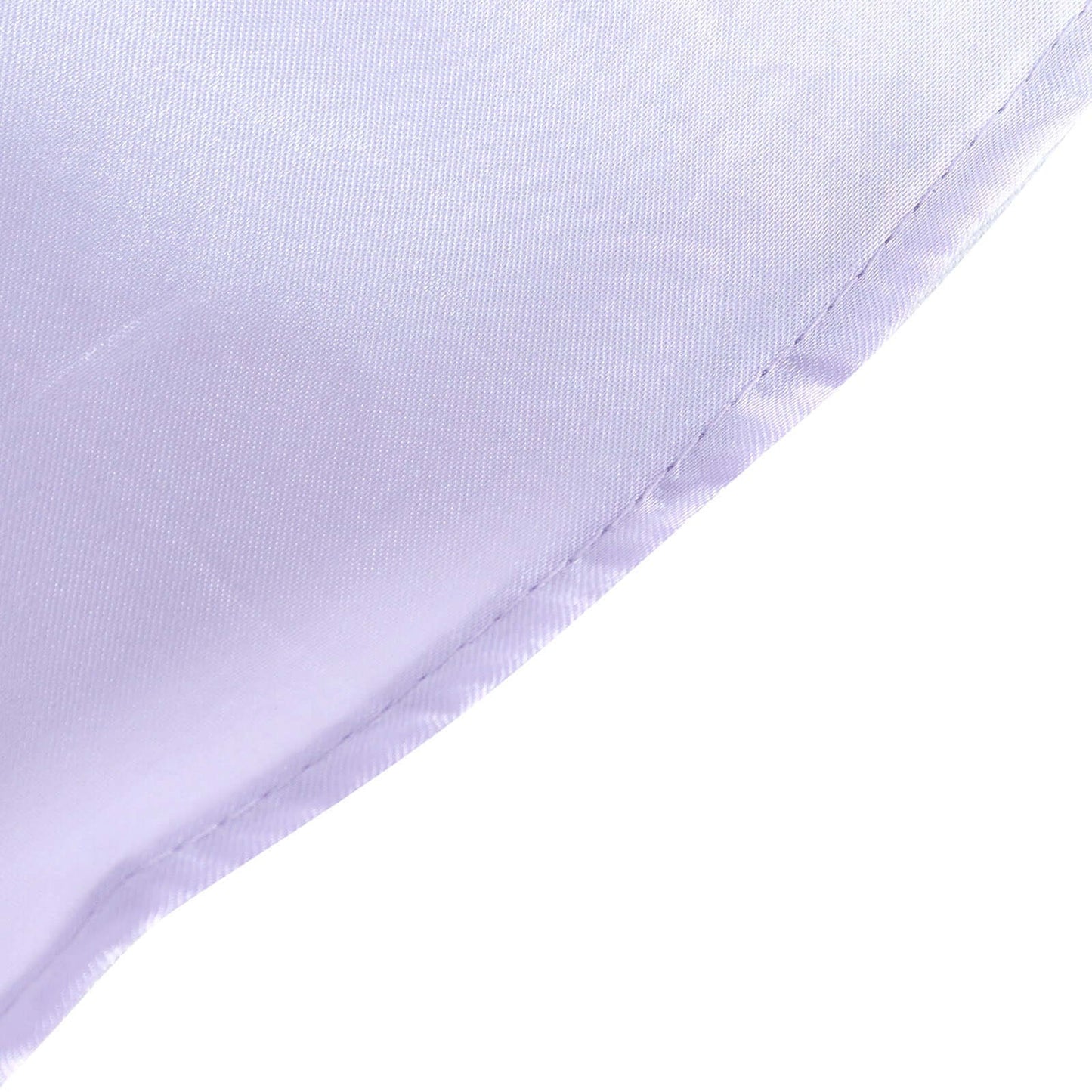 Satin 120" Round Tablecloth Lavender Lilac - Stylish Seamless Table Cover