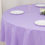 Premium Polyester 90" Round Tablecloth Lavender Lilac - Stain and Wrinkle-Resistant Design with 220GSM Thickness Table Cover