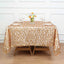 Sequin 72"x72" Table Overlay Square Tablecloth Matte Champagne - Big Payette Table Cover