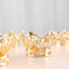 4 Pack Metallic Gold Crown Rhinestone Napkin Rings, Royal Bling Napkin Holders