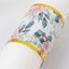 50 Pack Pink Peony Floral Paper Napkin Holder Bands with Gold Edge, Disposable Napkin Rings - 1.5"