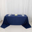 Scuba Rectangular 90"x156" Tablecloth Navy Blue - Wrinkle Free, Stain Resistant & Seamless Table Cover