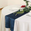 Premium Velvet 12"x108" Table Runner Navy Blue - Sheen Finish Reusable Table Decor