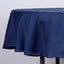 Polyester 70" Round Tablecloth Navy Blue - Durable & Wrinkle-Resistant Table Cover