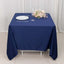 Scuba Square 70"x70" Tablecloth Navy Blue - Wrinkle Free & Stain Resistant Table Cover