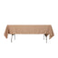 Lamour Satin 60"x102" Rectangle Tablecloth Nude - Durable & Silky Soft Feel Table Cover