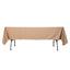 Scuba Rectangular 60"x102" Tablecloth Nude - Wrinkle Free & Stain Resistant Table Cover