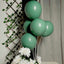25 Pack 12" Olive Green Double Stuffed Prepacked Latex Balloons