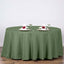 Polyester 120" Round Tablecloth Olive Green - Seamless Wrinkle-Resistant Table Cover