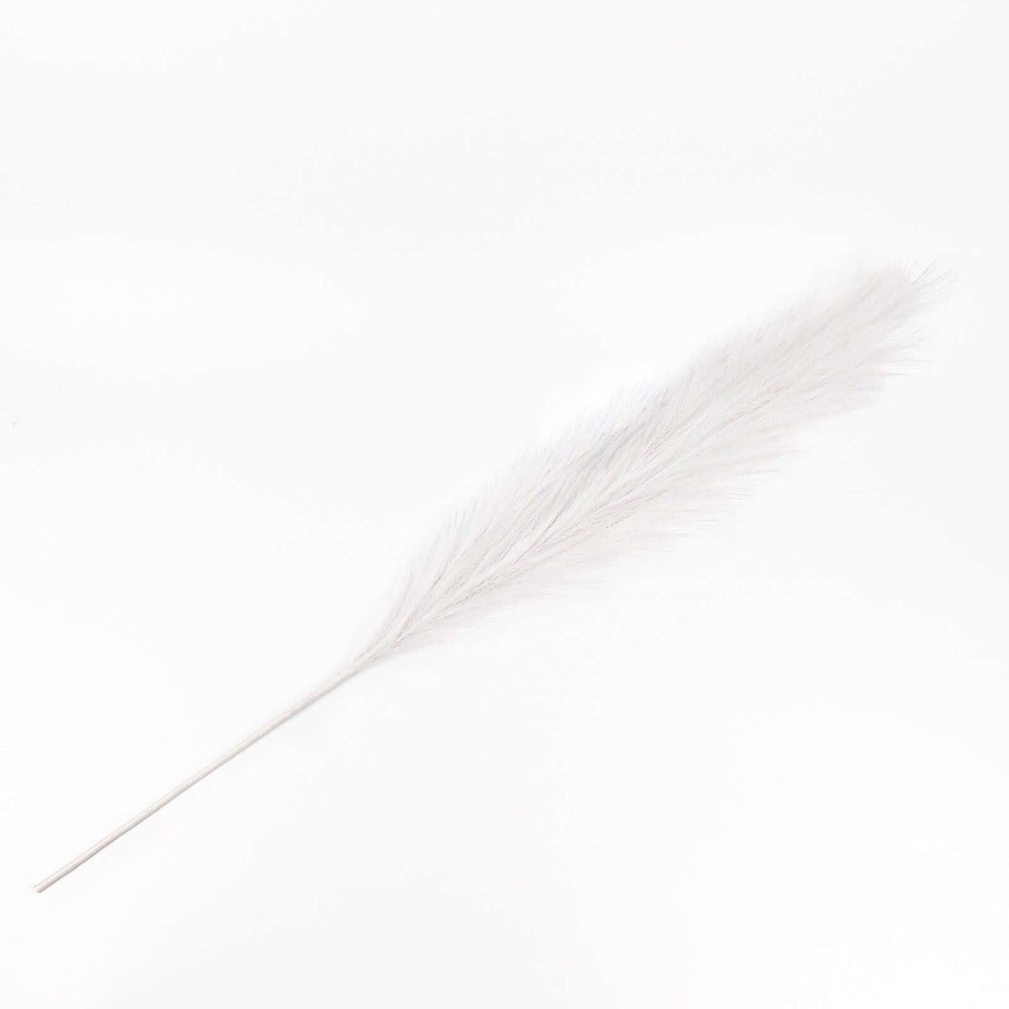 3 Stems Artificial Pampas Grass Decor White - Soft Realistic Faux Ornamental Grass Branches for Rustic Boho Chic Backdrops Floral Styling & Vase Displays 44"