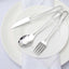 24-Pack Plastic Utensil Set with Modern Hollow Handle Design Silver - Disposable Silverware 7"