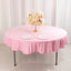 Scuba Round 70" Tablecloth Pink - Wrinkle Free & Stain Resistant Table Cover
