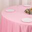 Scuba Round 120" Tablecloth Pink - Wrinkle Free & Stain Resistant Seamless Table Cover