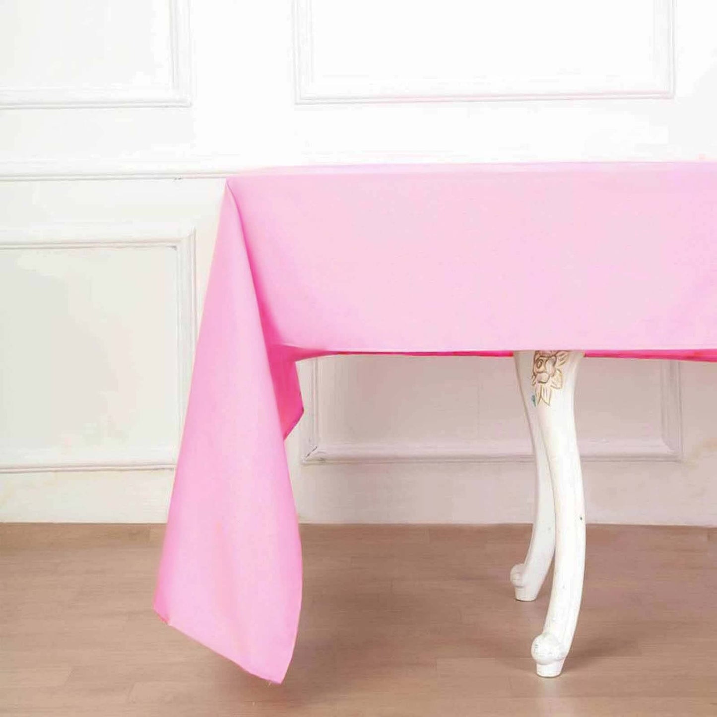 Polyester 60"x102" Rectangle Tablecloth Pink Polyester - Durable and Stylish Table Cover