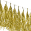 12 Pack Pre-Tied Gold Paper Fringe Tassels With Garland String, Hanging Streamer Banner