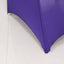 Spandex Chair Cover with Silver Rhinestone Buckled Sash Band Purple - Stretch Fitted Slipcover