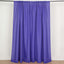 2 Pack Purple Polyester Event Curtain Drapes, 10ftx8ft Backdrop Event Panels With Rod Pockets 130 GSM