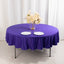 Scuba Round 90" Tablecloth Purple - Wrinkle Free & Stain Resistant Table Cover