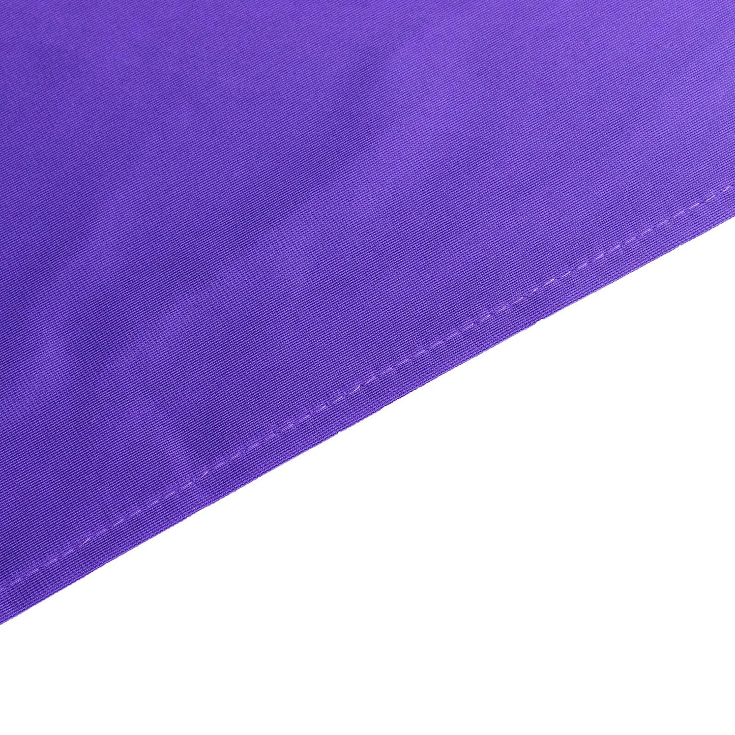Scuba Round 132" Tablecloth Purple - Wrinkle Free & Stain Resistant Seamless Table Cover