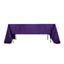 Lamour Satin 60"x126" Rectangle Tablecloth Purple - Soft & Silk-Like Table Cover