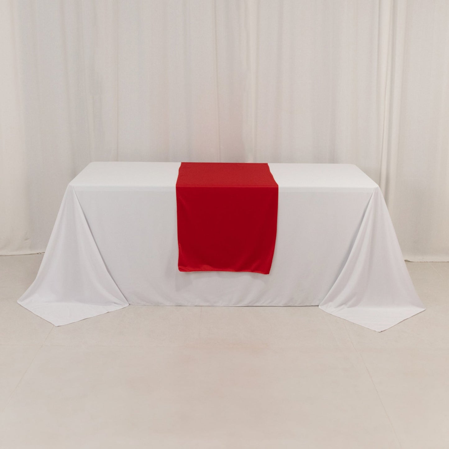Wide Premium Polyester 24"x72" Table Runner Red - Sublimation Printable Banner