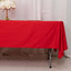 Scuba Rectangular 60"x102" Tablecloth Red - Wrinkle Free & Stain Resistant Table Cover