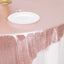 Polyester 72"x72" Table Overlay Square Tablecloth Rose Gold - Sequin Dots Wrinkle-Free Table Cover