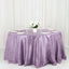 Taffeta 132" Round Tablecloth Violet Amethyst - Seamless Accordion Crinkle Table Cover