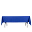 Scuba Rectangular 60"x102" Tablecloth Royal Blue - Wrinkle Free & Stain Resistant Table Cover