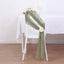 5 Pack Chiffon Chair Sashes Dusty Sage Green - Soft & Lightweight Designer Chair Bows 22"x78"