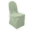 10 Pack Polyester Chair Cover for Banquet Chairs Sage Green - Stain-Resistant Reusable Slip-On Slipcover