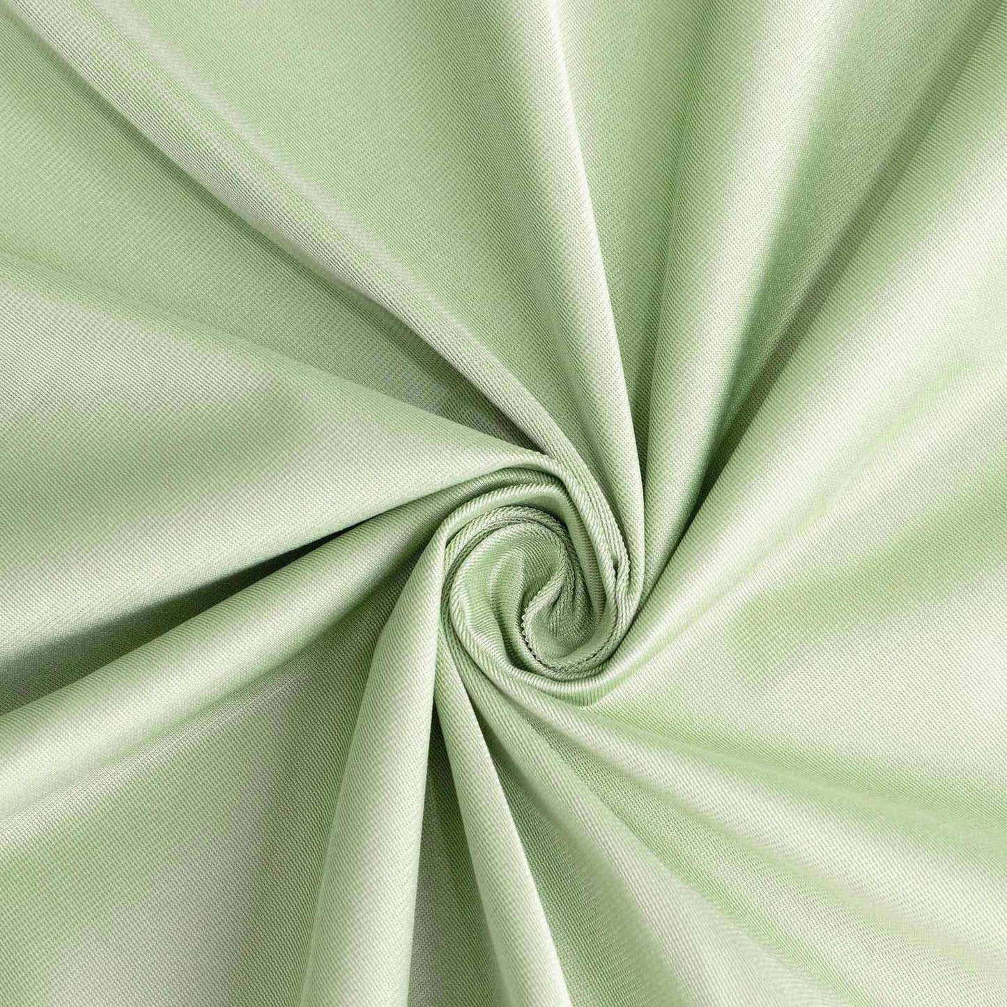 Scuba Round 120" Tablecloth Sage Green - Wrinkle Free & Stain Resistant Seamless Table Cover