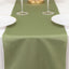 Scuba Polyester 12"x108" Table Runner Dusty Sage Green - Wrinkle-Free Table Linen