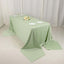 Scuba Rectangular 90"x156" Tablecloth Sage Green - Wrinkle Free, Stain Resistant & Seamless Table Cover