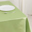 Lamour Satin 54"x54" Table Overlay Square Tablecloth Sage Green - Durable & Silk-Like Table Cover