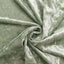 Sage Green Crushed Velvet Backdrop Curtain â€“ 5ft x 12ft Event Drape with Rod Pocket, Privacy Panel for Photo Booths & Events