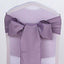 5 Pack Polyester Chair Sashes Violet Amethyst 6"x108"