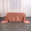 Satin Rectangular 90"x156" Tablecloth Terracotta (Rust) - Seamless Table Cover