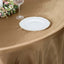 Satin 108" Round Tablecloth Taupe - Smooth and Lustrous Table Cover