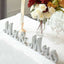 Wooden "Mr & Mrs" Freestanding Letters Silver Glittered - Rustic Glam Wedding Table Display Signs