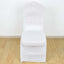 Stretch Spandex Chair Cover Rouge for Banquet Chairs White - Sleek Fitted Slip-On Slipcover for Weddings & Gatherings