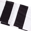 5 Pack Spandex Chair Sashes Black/White Vertical Stripes - Easy to Use & Wrinkle-Free Stretch Chair Bands for Stunning Tablescapes 5"x14"