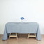 Polyester 60"x126" Rectangle Tablecloth Dusty Blue - Wrinkle-Resistant Table Cover