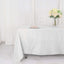Polyester 72"x120" Rectangle Tablecloth White - Durable and Stylish Table Cover for Events