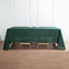 Polyester 72"x120" Rectangle Tablecloth Hunter Emerald Green - Durable and Stylish Table Cover