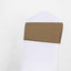 5 Pack Polyester Chair Sashes Taupe 6"x108"