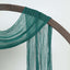 20ft Peacock Teal Gauze Cheesecloth Fabric Wedding Arch Drapery, Window Scarf Valance, Boho Decor Arbor Curtain Panel